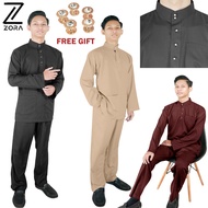 Lelaki Traditional Baju Melayu Modern ⭐Baju Raya 2023⭐ Baju Melayu Pure Cotton For Mens