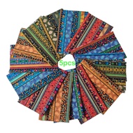 5pcs Quarters Fabric BundlesColored Printing Fabrics Ethnic Style Pattern Cotton Fabric Quilting Squ