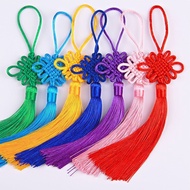 High-End Mini Small Chinese Knot Pendant No. 5 6 Plates Chinese Knots Various Colors Vertical Boutiq