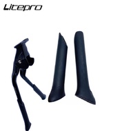 Litepro MTB Folding Bike 20/28 Inch Dual Kickstand Replacement Rubber Sleeves Bicycle Parking Support Spare Silicone Plastic Shoes Cover