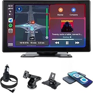Plimpton CarPlay Display Android Car, Car Display with Wireless Carplay, FM/AUX Audio Output, Live G