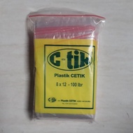 Plastic Cetik Size 8x12 100 Sheets Plastic Clip/ Size 8 x 12 C-tik/