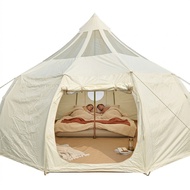 Oxford Glamping Tent 4 Seasons Glamping Shelter Large for Outdoor  Party