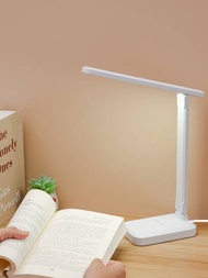 1入組 3 層可調式 LED 可折疊檯燈，適用於臥室、客廳、閱覽室等。