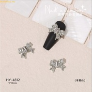 Doublebuy 3D Bowknot Manicure Nail Art Decorations DIY 3D Charm Nail Art Accessories 3D Pearl Nail A