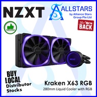 (ALLSTARS : We are Back PROMO) NZXT Kraken X63 RGB 280mm Liquid Cooler with RGB (RL-KRX63-R1) (Warranty 6years with TechDynamic)