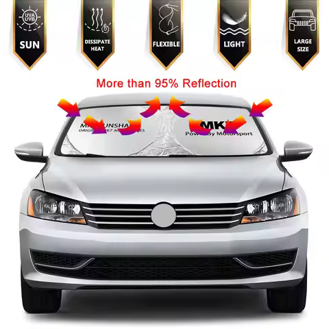 Car Windshield Sunshades Cover UV Protection Auto Accessories For VW Volkswagen Golf 6 7 5 4 3 2 8 M