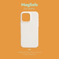 [The Local Collective] MagSafe Eco-Leather Phone Case in Milk