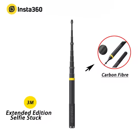 X5 Insta360 3m 9.8ft Extended Edition Selfie Stick for X4, X3, ONE RS, ONE X2, ONE R, ONE X, ONE Act