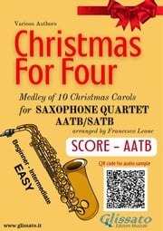 Saxophone Quartet Score "Christmas for four" Traditional Christmas Carols