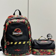 Australia Smiggle Schoolbag Student Backpack Jurassic Park Dinosaur Large Backpack