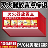 Fire Extinguisher Place Point Signage Fire Extinguisher Box Place Point Sign Place Place Prompt PVC 