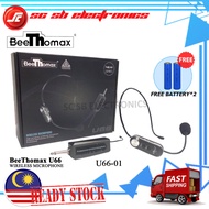 BEETHOMAX U66-01/ U66-02 WIRELESS HEADSET / CLIP MICROPHONE MCMC APPROVED MIKROFON TAMPA WAYER KEPAL