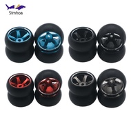 Simhoa Tire Set 1/28 Wltoys 1 Wheels Performance Monster Inserts K969 K989 P929 10 for Car Truck