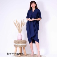 PROMO! KAFTAN KAFTAN PREMIUM DRESS FOR WOMEN FOR EID PARTY INVITES WLP TOSCA VN992 - Navy CHEAPEST C