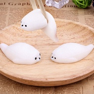 Mini Seal Squeeze Squishy Kawaii Slow Rising Stretch Toy Cell Phone Strap