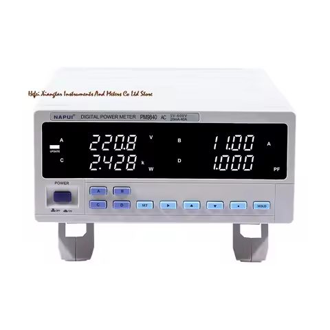 PM9840 Bench TRMS AC Voltage Current high-power electric type 600V,40A Power Meter