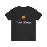 Men's cotton T-shirt Apple Steve Jobs think different t-shirt 1984 4XL , 5XL , 6XL