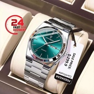 【MY Stock】POEDAGAR Luxury Quartz Man Watch Wristwatch Sport Watch Waterproof Stainless Steel