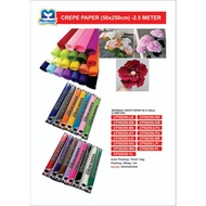 Stok Sedia Kertas Crepe /Crepe Paper