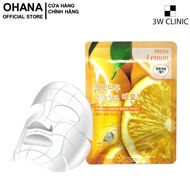 3W Clinic Fresh Lemon Mask Sheet 23ml Sheet Mask