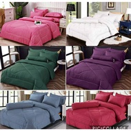 cadar bedsheet 7-in-1 100% cotton / comforter set | Home & Living