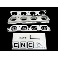 TOYOTA 2ZZ-GE INTAKE MANIFOLD ON 1ZZ-FE ENGINE CNC INNOVATIONS BILLET INTAKE ADAPTOR