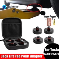 （FT）For Tesla Rubber Jack Lift Pad Point Adapter For Tesla Model 3/Y/S/X/3+ Model Y 2025 Jack Lift P
