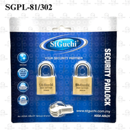 St Guchi SGPL-81 30mm padlock Solid Brass Inox Spring Size 30mm