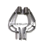 Foot Step Footstep/ Push Step/ BMX Bike Jalu/ Golden Eagle Brand Silver Chrome Color Steel Material 