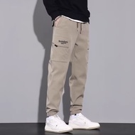 Men's cargo pants new casual pants men's loose-fitting leggings tapered sports cargo pants spring an