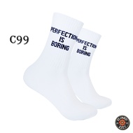 Oldschool Socks PERFECTION IS BORING Motif - Series C - (FC) No. C99