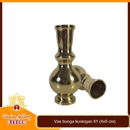 Brass flower vase 81 (4x9 cm)