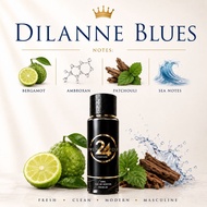 24 PARFUMS DILANNE BLUE MINYAK WANGI LELAKI EDP