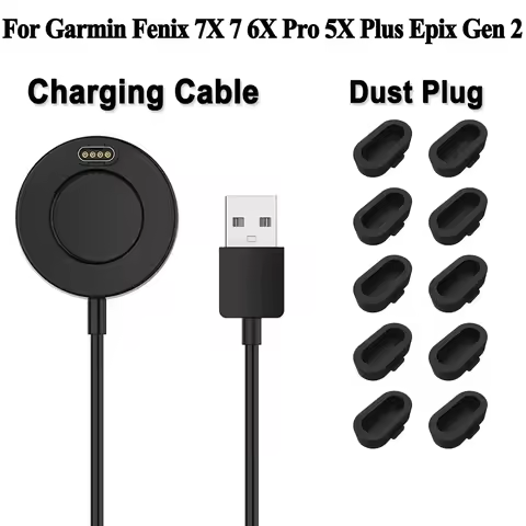 1M Watch Charger For Garmin Fenix 7X 7 7S 6 6S 6X Pro 5 5S 5X Plus Epix Gen 2 955 945 935 255 Chargi
