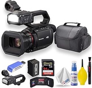 Panasonic HC-X2000 UHD 4K 3G-SDI/HDMI Pro Camcorder with 24x Zoom W/Soft Case + Sandisk Extreme Pro 