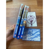 Set of 3q Dragon Quest comic books Roto Imprint of The Heirs T1-3 with accessories