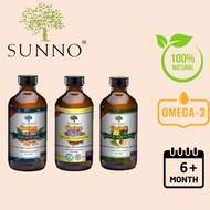 SUNNO CUTIES Trinity Bundle - Walnut, Avocado & Organic Flaxseed Oil (for baby 6 months and above)