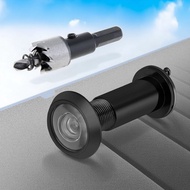 16mm / 0.63inch 220 Degree Zinc Alloy Door Viewer Peephole Drill Bit Set for 1.57inch to 2.36inch Do