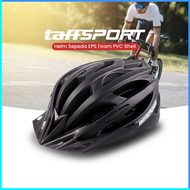 COD TaffSPORT Helm Sepeda Cycling Helmet EPS Foam PVC Shell LED - XK07 / Helm sepeda dewasa pria lis