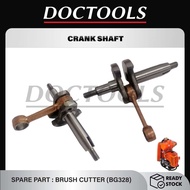 SPARE PART BG328 : CRANK SHAFT BRUSH CUTTER MESIN RUMPUT CRANKSHAFT PARTS T328 FR3001 FR3000