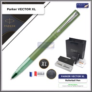 Parker Vector XL Rollerball Pen - Green (with Black - Medium (M) Refill) / {ORIGINAL} / [KSGILLS Pen Gifts Malaysia]