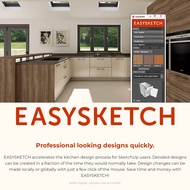 SketchUp | Plugins | Tutorial 2024 EASYSKETCH - Kitchen Design Extension for sketchup