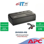 APC BV650I-MS Easy UPS Backup Battery BV 650VA, Universal Outlet, 230V with AVR Automatic Voltage St