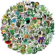 100pcs GREEN 420 STYLE Vinyl Decal graffiti STICKERS bomb for laptop, fridge, luggage & etc