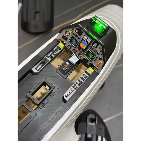 ATOMRC Beluga V1.1 Fixed Wing Twin Motor FPV Cockpit – Realistic Flight Simulator Interior Accessory