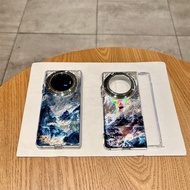 Landscape Painting Phone Case For VIVO X Fold 3 Pro Fold3 PC Hard Shell Protective Back Cover