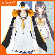 ENVtuber Petra Gurin NIJISANJI OBSYDIA Penguin Cosplay Hoodie Sailor Suit Uniform Cosplay Costume for Women