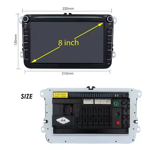 8" Ossuret Android12 Car Radio for VW Volkswagen Skoda Octavia Golf 5 Touran Passat B6 Polo Jetta Am