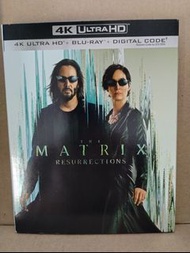 美版 4K blu-ray + blu-ray - the matrix resurrections